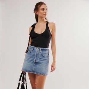 Citizens Of Humanity Blue Denim Skirt